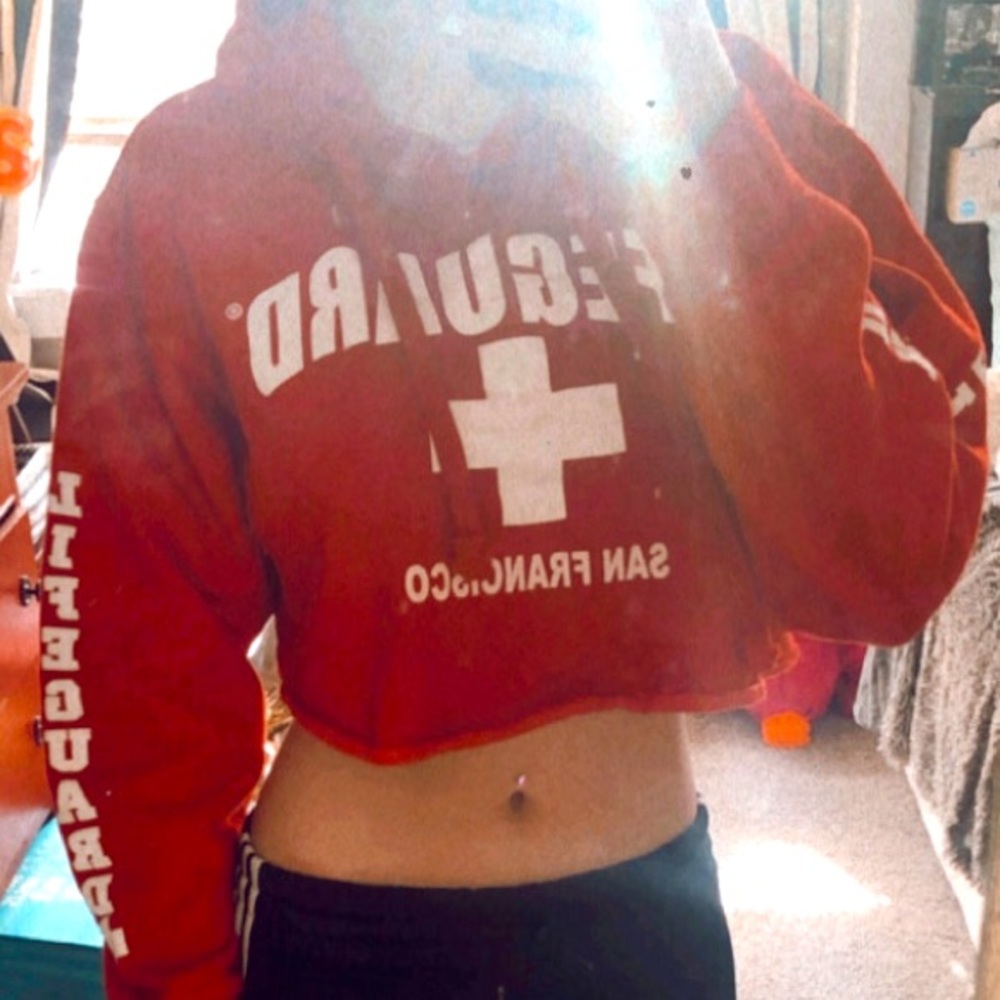 Cropped LifeGuard hoodie